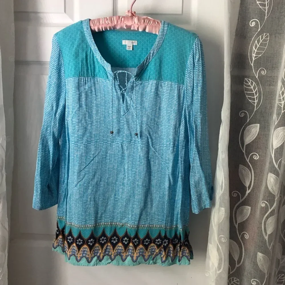 J.Jill women blouse top, size small p